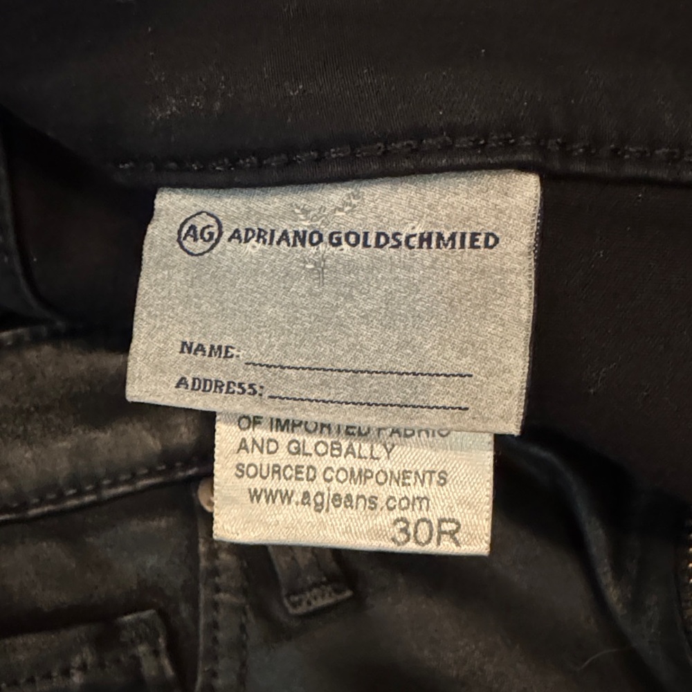 NWOT Adriano Goldschmied Legging Super Skinny Ankle Jeans Lace-Up Sides size 30 - Picture 11 of 16